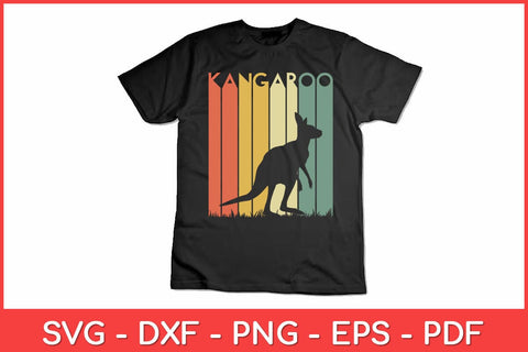 Kangaroo Animal Lover Kangaroo Vintage Retro Svg Design SVG artprintfile 