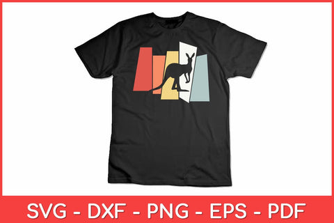 Kangaroo Animal Lover Vintage Retro Svg Design SVG artprintfile 