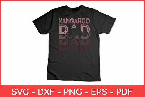 Kangaroo Dad Fathers Day Svg Design SVG artprintfile 