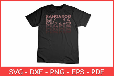 Kangaroo Mama Kangaroo Lover Animal Svg Design SVG artprintfile 