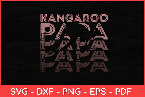 Kangaroo Papa Kangaroo Lover Animal Svg Design SVG artprintfile 
