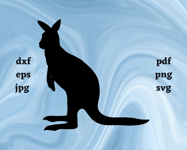 Kangaroo SVG Cut File SVG Northern Light SVG 