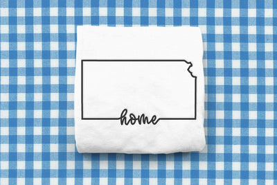 Kansas Home State Outline Embroidery Embroidery/Applique DESIGNS Designed by Geeks 