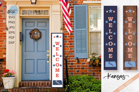 Kansas State SVG. Keychain and Door Porch sign Templates SVG Klava P 