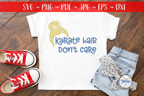 Karate Hair Don't Care 2 SVG Lakeside Cottage Arts 