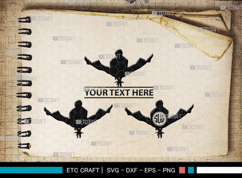 Karate Monogram, Karate Silhouette, Martial Arts Silhouette Svg, Karate Svg, Taekwondo Svg, Sport Karate Svg, SB00121 SVG ETC Craft 