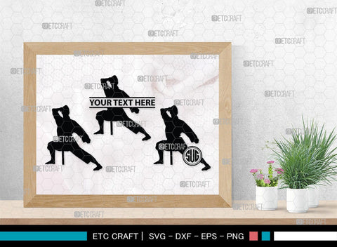Karate Monogram, Karate Silhouette, Martial Arts Silhouette Svg, Karate Svg, Taekwondo Svg, Sport Karate Svg, SB00121 SVG ETC Craft 