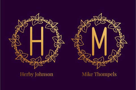 Karina Monogram Font Masyafi Studio 