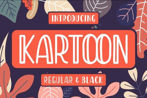 Kartoon – Display Font Font Garisman Studio 