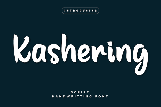 Kashering Font twinletter 