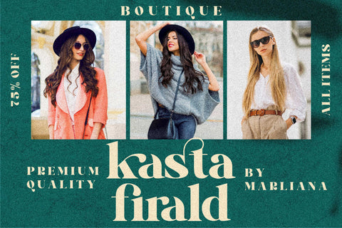 kasta firald Font Letterena Studios 