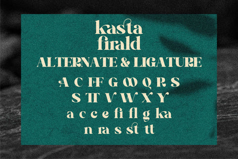 kasta firald Font Letterena Studios 