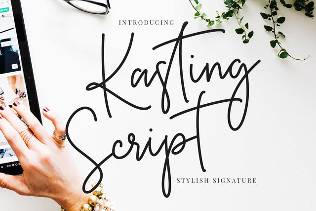 Kasting Script Signature Font Creatype Studio 