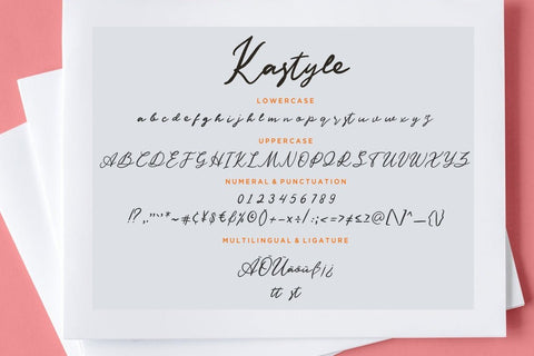 Kastyle Signature Brush Font Creatype Studio 