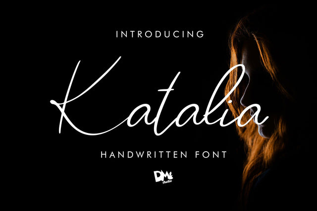 Katalia Handwritten Font Font Dm Letter Studio 