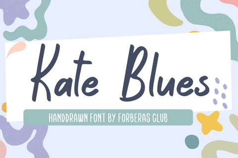 Kate Blues Font Forberas 