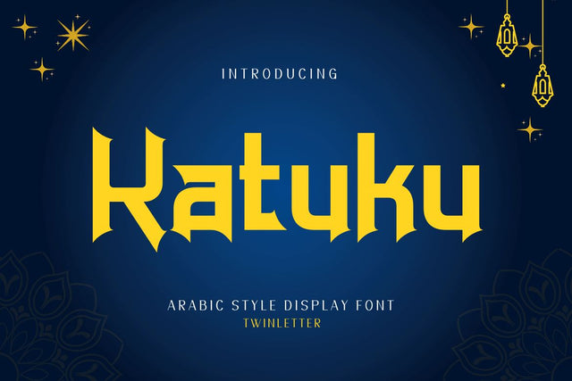 Katuku Font twinletter 