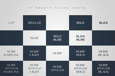 Kavo Family - 17 fonts + 24 logos Font VPcreativeshop 