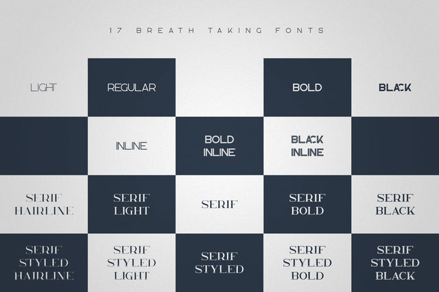 Kavo Family - 17 fonts + 24 logos Font VPcreativeshop 