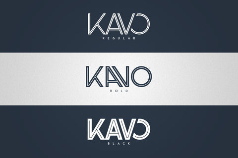 Kavo Inline + 6 Logo Templates Font VPcreativeshop 