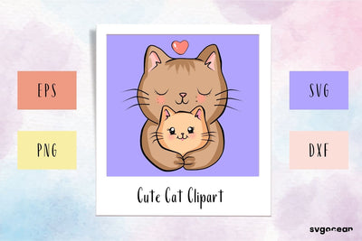 Kawaii Cats SVG SVG SvgOcean 