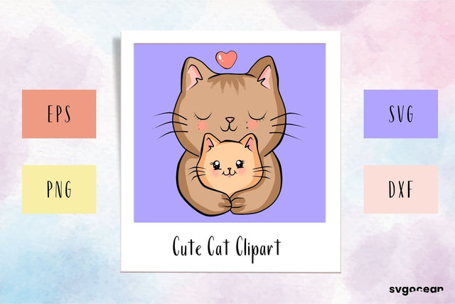 Kawaii Cats SVG SVG SvgOcean 