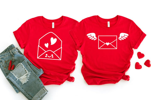 Kawaii Valentine Envelope SVG Duo SVG Designed by Geeks 