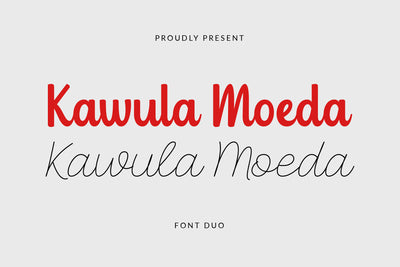 Kawula Moeda Font ahweproject 