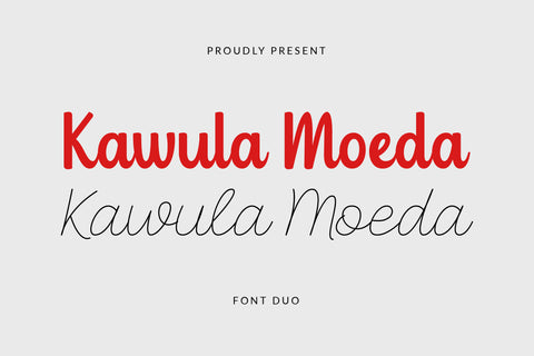 Kawula Moeda Font ahweproject 