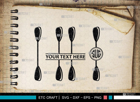 Kayak Monogram, Kayak Silhouette, Kayak SVG, Canoe Svg, Kayaker Svg, Kayaking Svg, Paddle Svg, Kayak Boat Svg, Water Sports Svg, Kayak Svg, SB00044 SVG ETC Craft 
