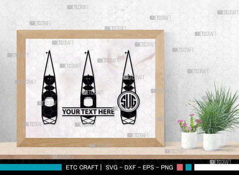 Kayak Monogram, Kayak Silhouette, Kayak SVG, Canoe Svg, Kayaker Svg, Kayaking Svg, Paddle Svg, Kayak Boat Svg, Water Sports Svg, Kayak Svg, SB00044 SVG ETC Craft 