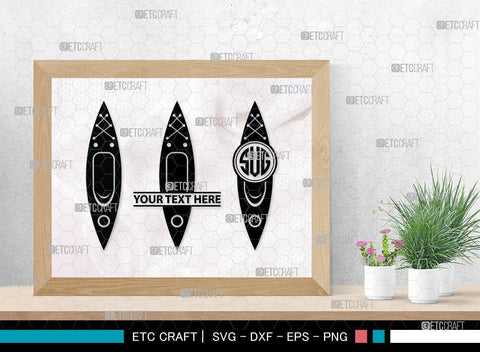 Kayak Monogram, Kayak Silhouette, Kayak SVG, Canoe Svg, Kayaker Svg, Kayaking Svg, Paddle Svg, Kayak Boat Svg, Water Sports Svg, Kayak Svg, SB00044 SVG ETC Craft 