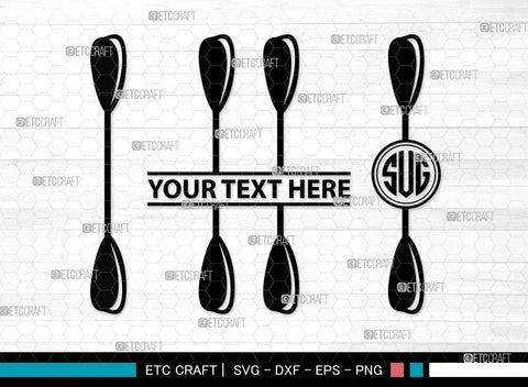 Kayak Monogram, Kayak Silhouette, Kayak SVG, Canoe Svg, Kayaker Svg, Kayaking Svg, Paddle Svg, Kayak Boat Svg, Water Sports Svg, Kayak Svg, SB00044 SVG ETC Craft 
