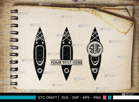 Kayak Monogram, Kayak Silhouette, Kayak SVG, Canoe Svg, Kayaker Svg, Kayaking Svg, Paddle Svg, Kayak Boat Svg, Water Sports Svg, Kayak Svg, SB00044 SVG ETC Craft 