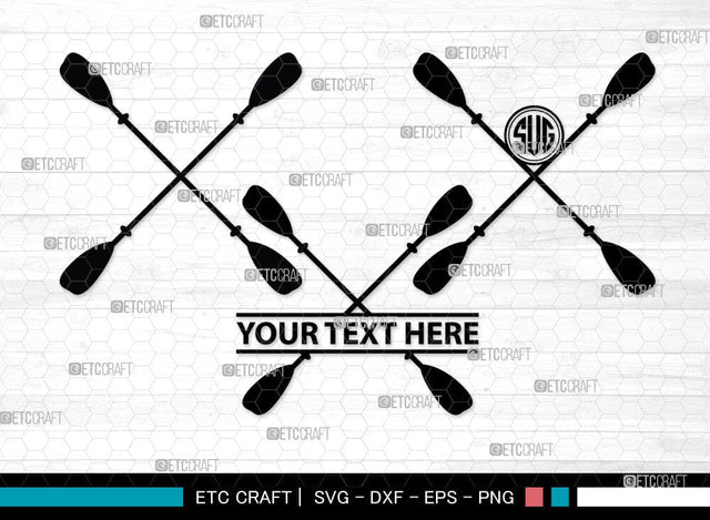 Kayak Monogram, Kayak Silhouette, Kayak SVG, Canoe Svg, Kayaker Svg, Kayaking Svg, Paddle Svg, Kayak Boat Svg, Water Sports Svg, Kayak Svg, SB00044 SVG ETC Craft 
