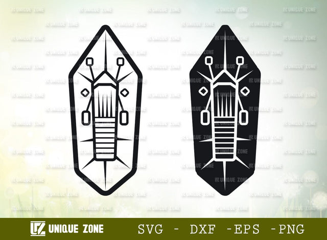 kayak SVG Cut File, Kayak Boat Svg, Canoe Svg, Paddle Svg, Water Sports Svg, Kayak Monogram Svg, Kayaker Svg, Kayaking Svg, Kayak Silhouette, SVG Unique Zone 