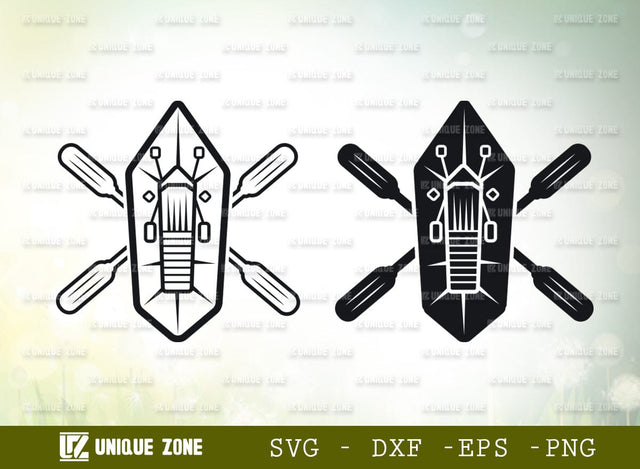 kayak SVG Cut File, Kayak Boat Svg, Canoe Svg, Paddle Svg, Water Sports Svg, Kayak Monogram Svg, Kayaker Svg, Kayaking Svg, Kayak Silhouette, SVG Unique Zone 