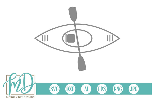 Kayak SVG Morgan Day Designs 