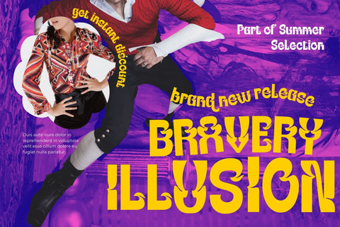 KAYINO | Groovy Retro Font Font twinletter 