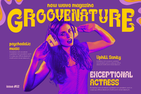 KAYINO | Groovy Retro Font Font twinletter 