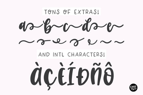 Kayley Brush Flourish Font Font Blush Font Co. 