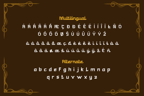 Kebagh Font twinletter 