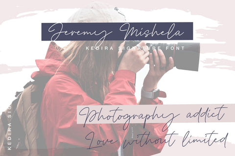 Kedira Signatre Font Zeenesia Std 