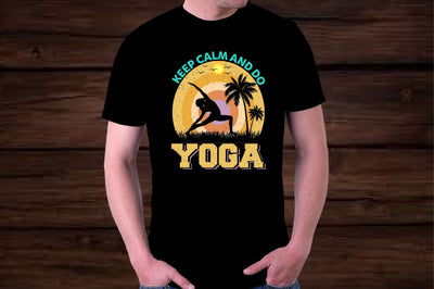 Keep Calm and Do Yoga Sublimation SVGArt 