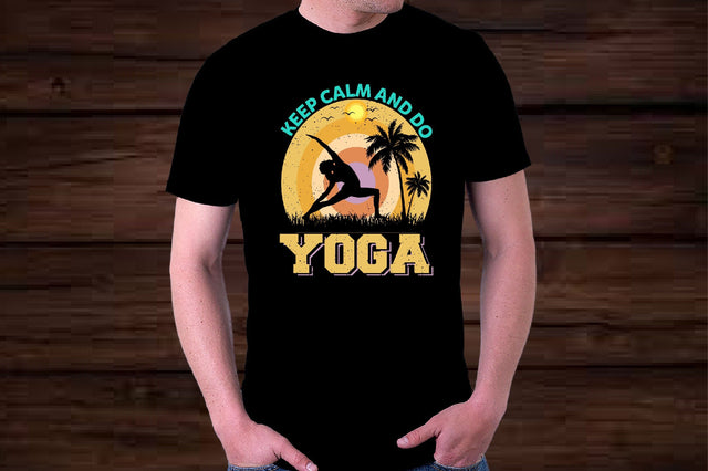 Keep Calm and Do Yoga Sublimation SVGArt 