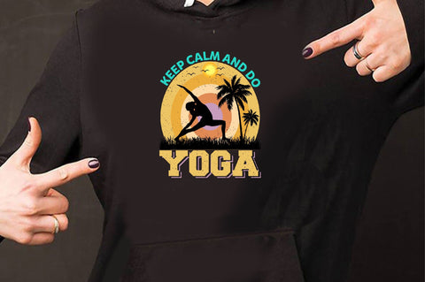 Keep Calm and Do Yoga Sublimation SVGArt 