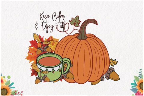 Keep Calm and Enjoy Fall Sublimation Sublimation Jagonath Roy 