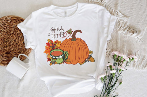 Keep Calm and Enjoy Fall Sublimation Sublimation Jagonath Roy 