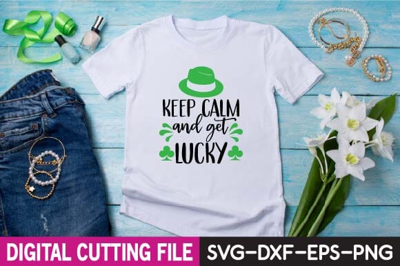 keep calm and get lucky svg SVG designer krishna 