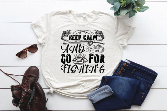Keep calm and go for fishing SVG thesvgfactory 
